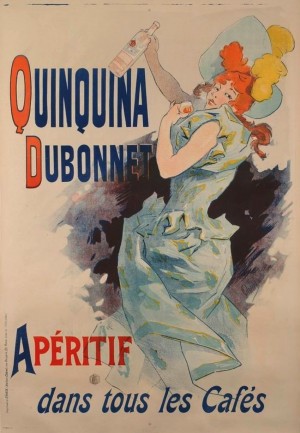 Quinquina Dubonnet - Aperitif dans tous les Cafes